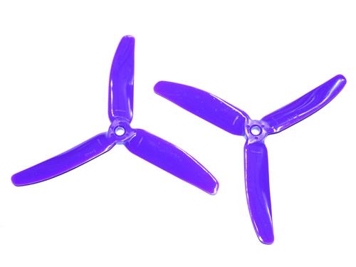 Kingkong 5040 3-Blade Purple Propellers CW CCW 1 Pair for FPV Racer [1067875-pl]